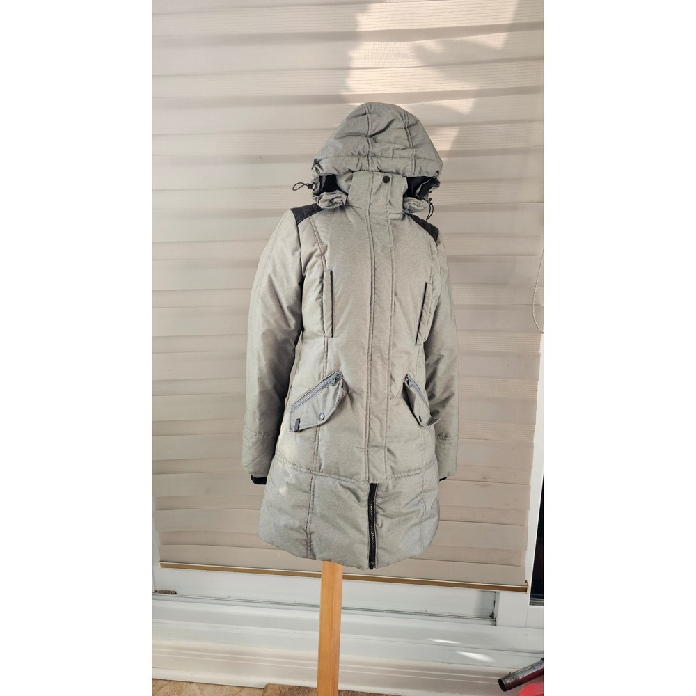 Paradox Puffer‎ Coat with Hood Winter Warm Full Zip Front Pockets